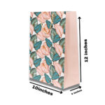 Tropical Leaves Gift Bag - Pink & Teal Botanical Design