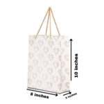 Stylish Heart Design Gift Bag for Love, Weddings & Special Occasions