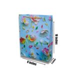Elegant Floral Print Gift Bag with Rope Handle | Premium 3D Flower Design Paper Bag for Gifts