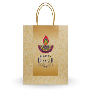 Diwali Design Festive Printed Paper Gift Bag 16 x 12 x5