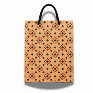 Premium Traditional Printed Kraft Paper Gift Bag